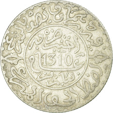 Moneta, Marocco, Moulay al-Hasan I, 2-1/2 Dirhams, 1892, Paris, BB, Argento