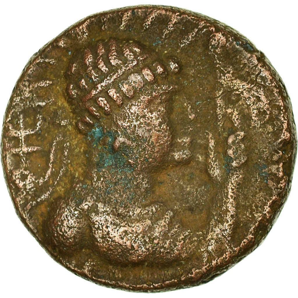 Moneta, India, Kushan Empire, Didrachm, 80-113, Uncertain Mint, BB, Bronzo