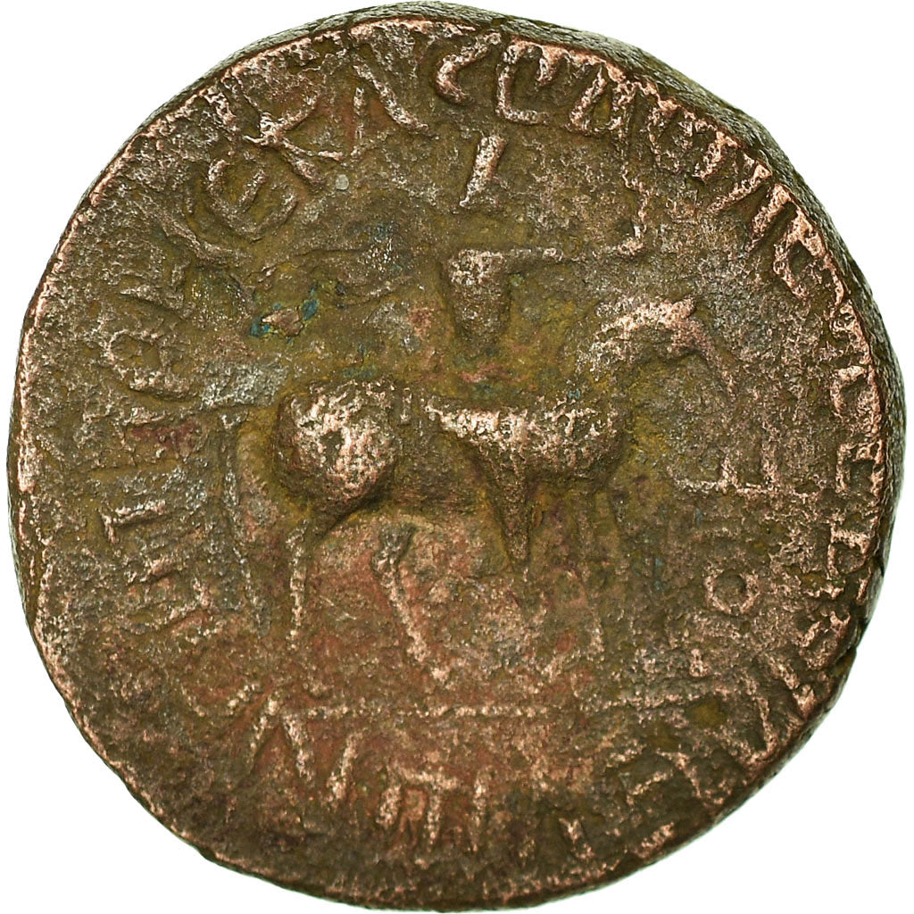 Coin, India, Kushan Empire, Didrachm, 80-113, Uncertain Mint, EF(40-45), Bronze