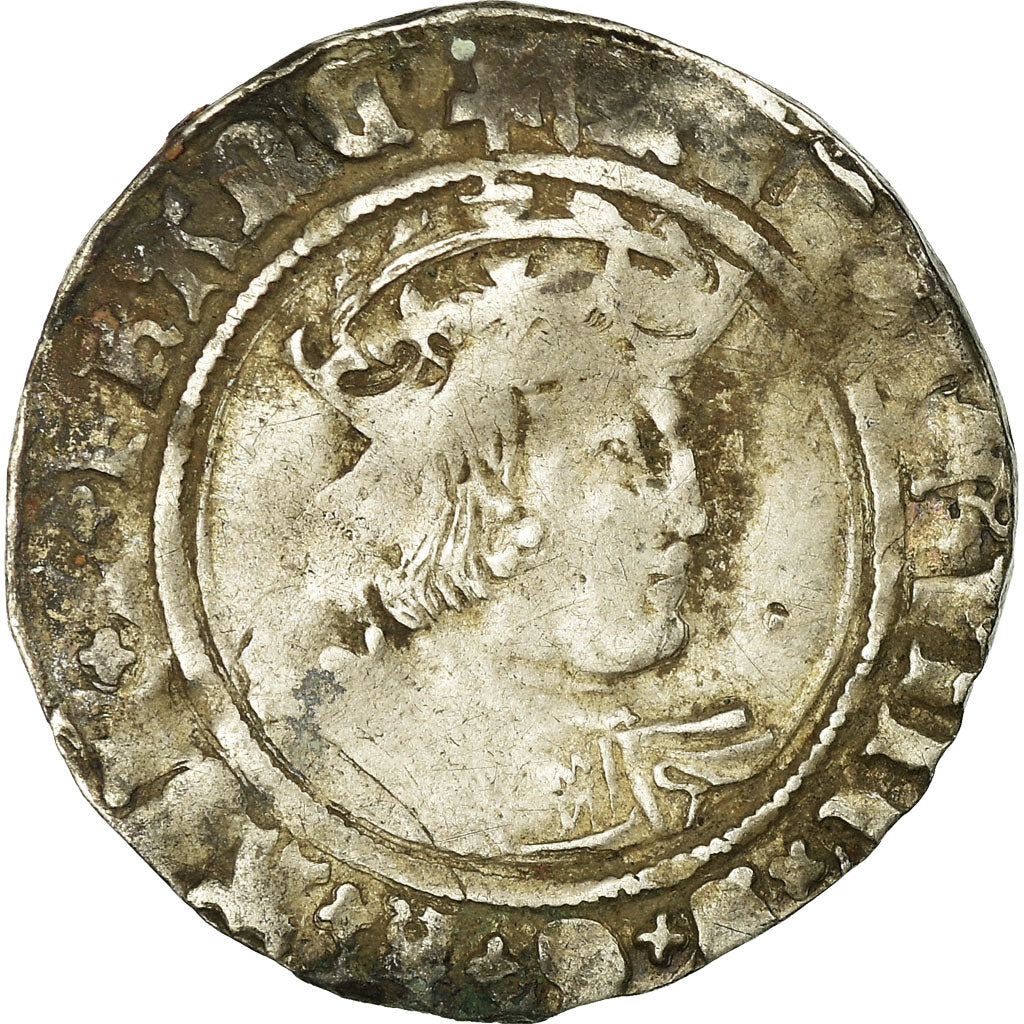 Coin, Great Britain, Henry VIII, Groat, 1526-1544, London, VF(20-25), Silver