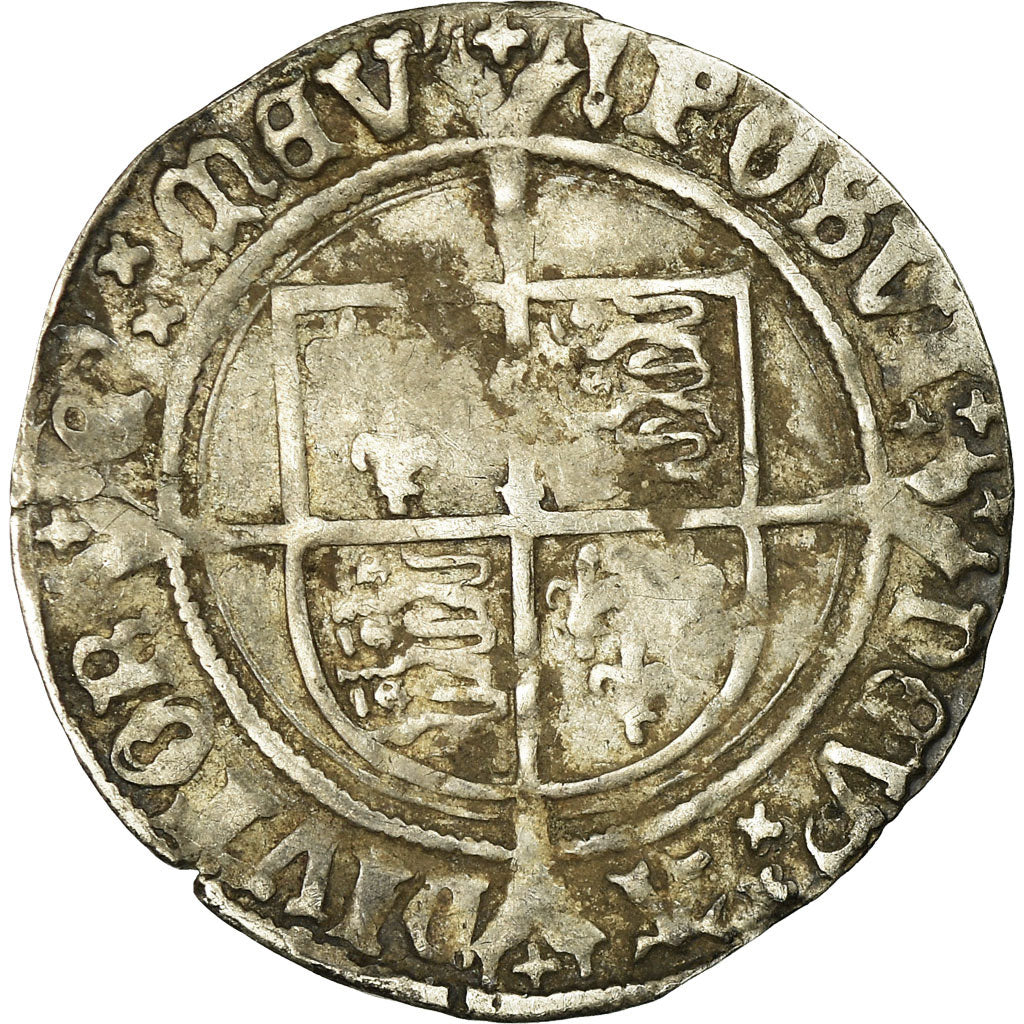 Monnaie, Grande-Bretagne, Henry VIII, Groat, 1526-1544, Londres, TTB, Argent