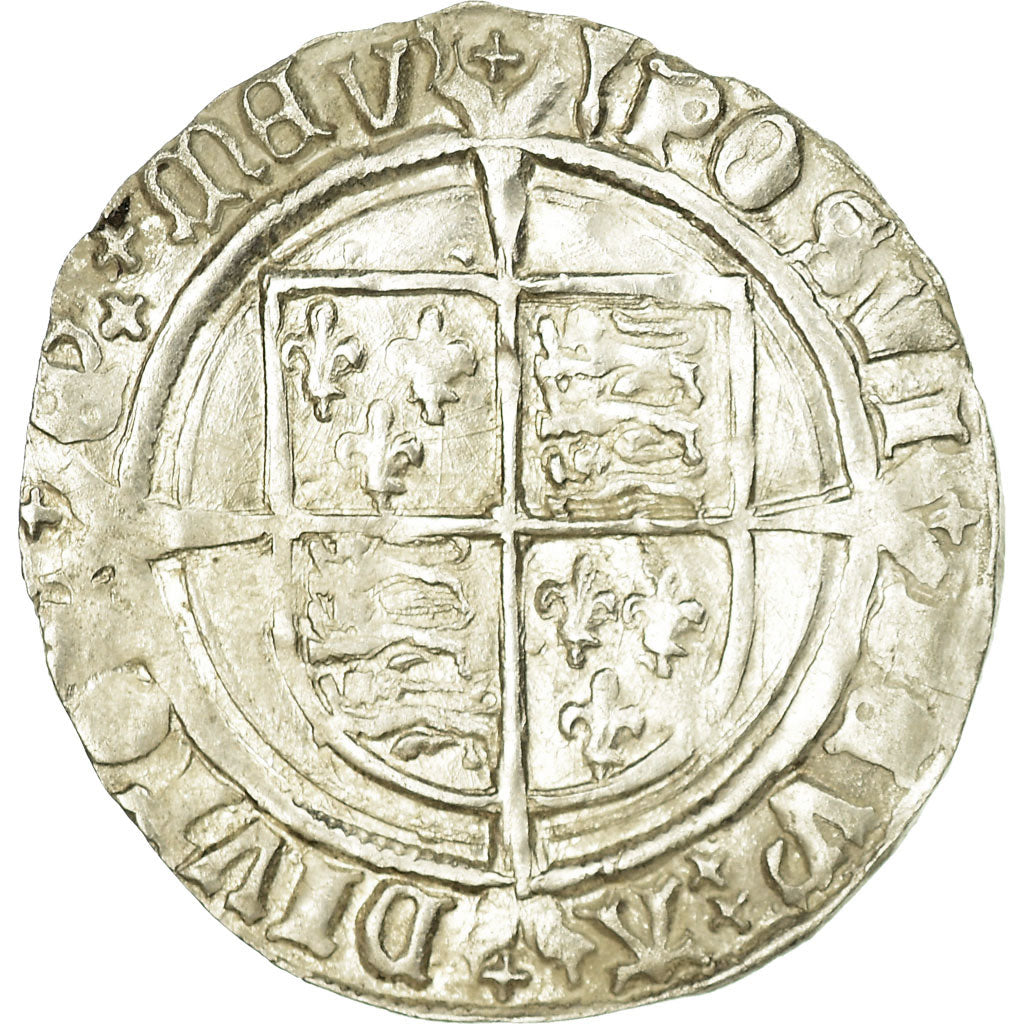 Moneda, Gran Bretaña, Henry VIII, Groat, 1526-1544, London, MBC+, Plata