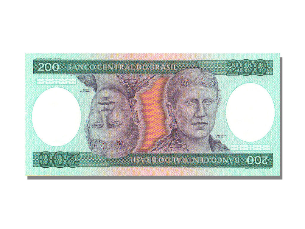 Brazil, 200 Cruzeiros, KM #199b, UNC(65-70), A