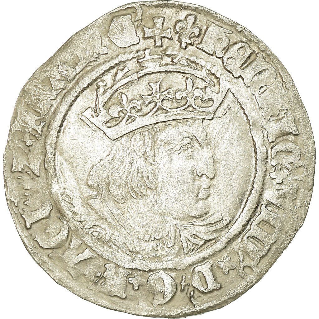 Munten, Groot Bretagne, Henry VIII, Groat, 1526-1544, London, ZF, Zilver