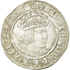Moneta, Gran Bretagna, Henry VIII, Groat, 1526-1544, London, BB, Argento