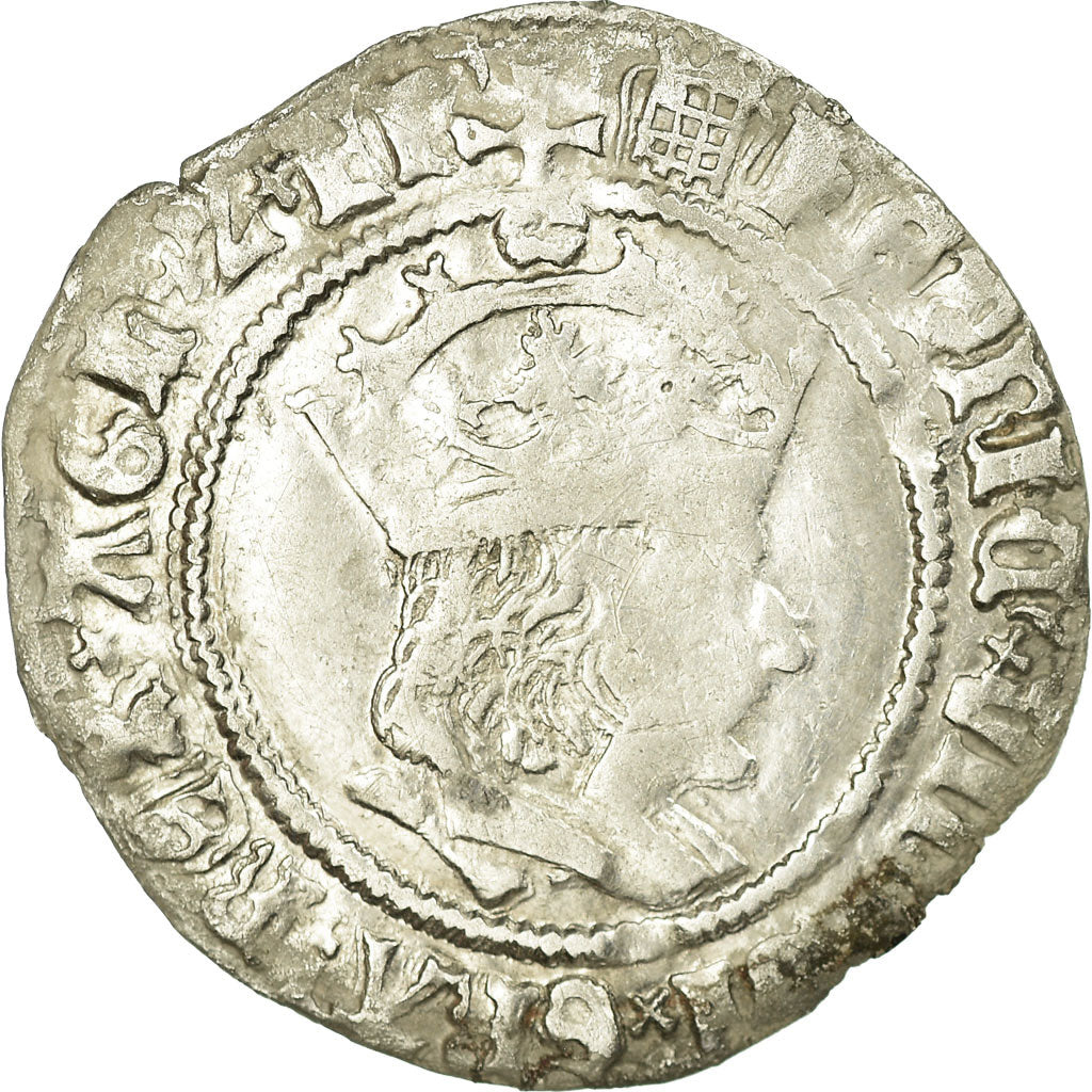 Monnaie, Grande-Bretagne, Henry VII, Groat, 1509-1526, Londres, TB+, Argent
