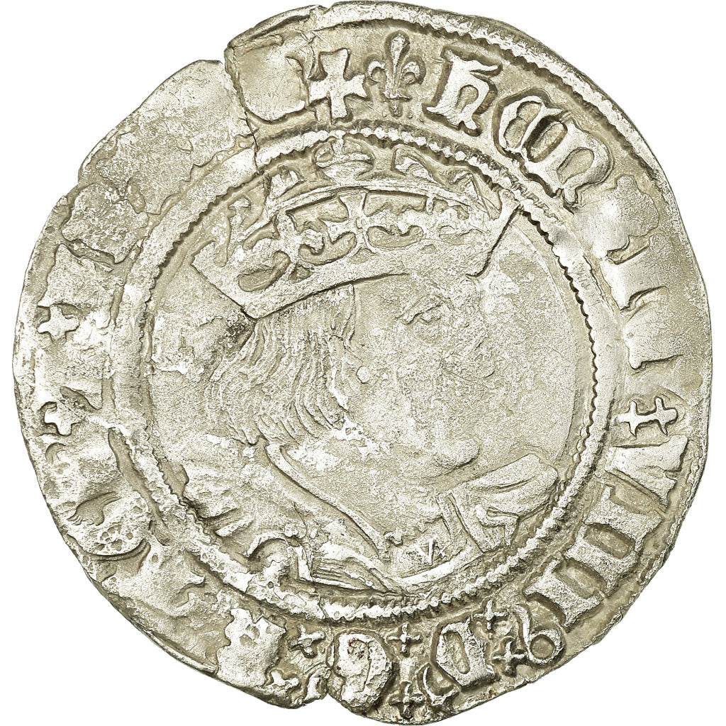Monnaie, Grande-Bretagne, Henry VIII, Groat, 1526-1544, Londres, TTB, Argent