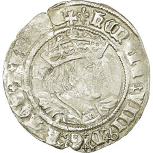 Monnaie, Grande-Bretagne, Henry VIII, Groat, 1526-1544, Londres, TTB, Argent