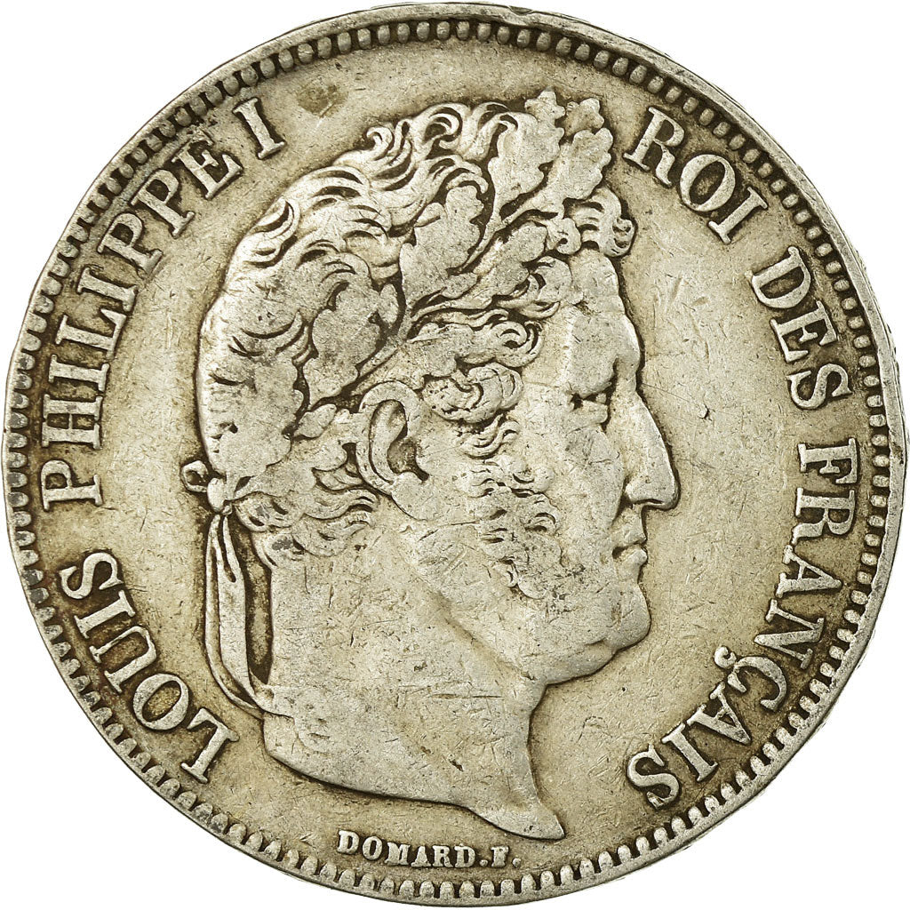Münze, Frankreich, Louis-Philippe, 5 Francs, 1832, Perpignan, S+, Silber