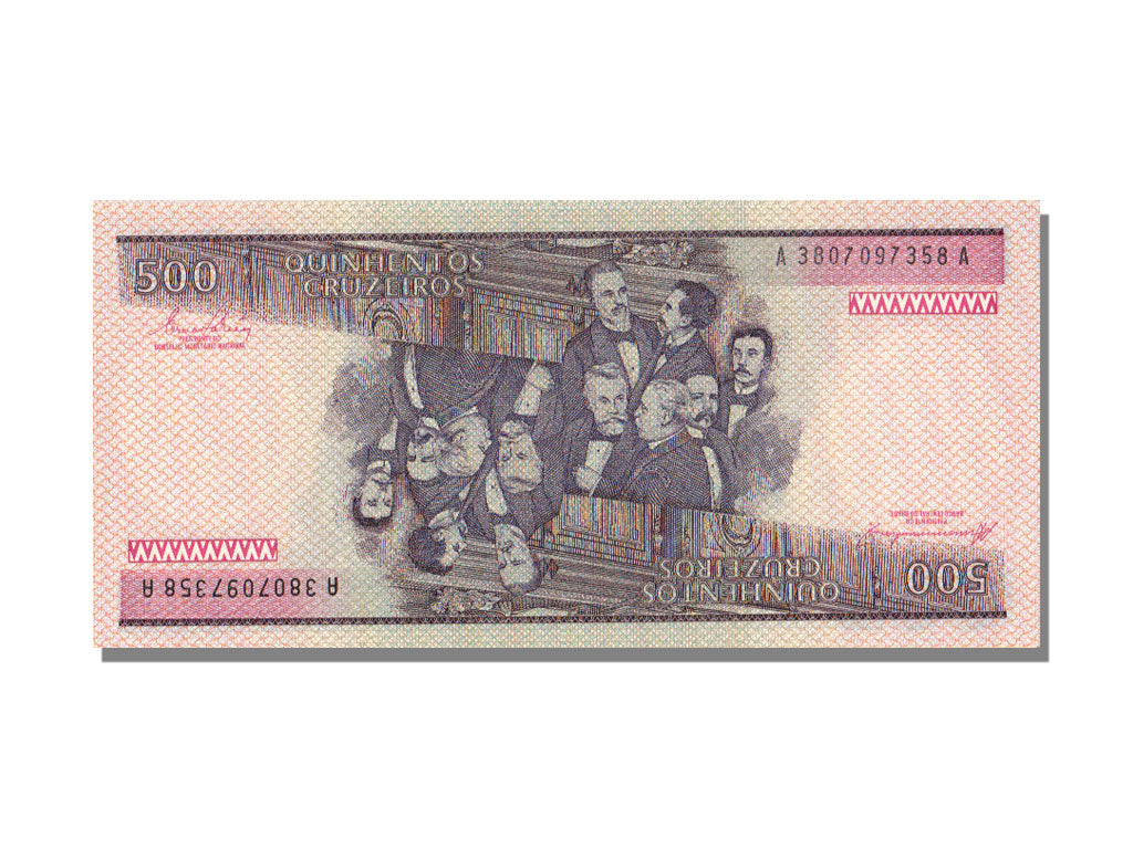 Brazil, 500 Cruzeiros, KM #200b, UNC(65-70), A