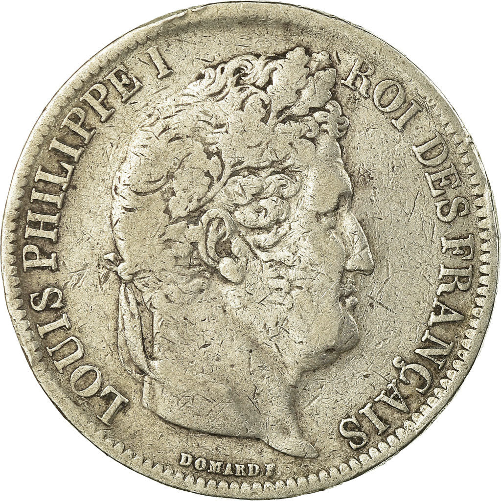 Monnaie, France, Louis-Philippe, 5 Francs, 1831, Perpignan, B+, Argent