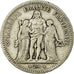 Monnaie, France, Hercule, 5 Francs, 1849, Strasbourg, TB, Argent, Gadoury:683