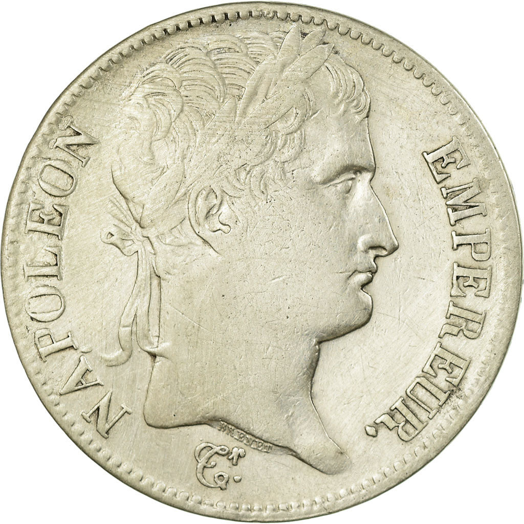 Moeda, França, Napoléon I, 5 Francs, 1811, Paris, VF(20-25), Prata, KM:694.1