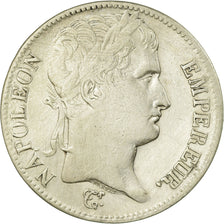 Moeda, França, Napoléon I, 5 Francs, 1811, Paris, VF(20-25), Prata, KM:694.1