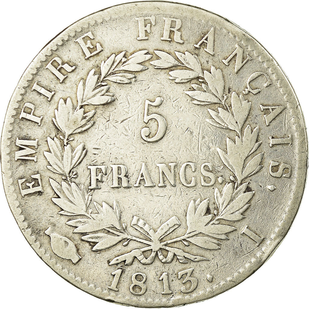 Monnaie, France, Napoléon I, 5 Francs, 1813, Limoges, TB, Argent, Gadoury:584