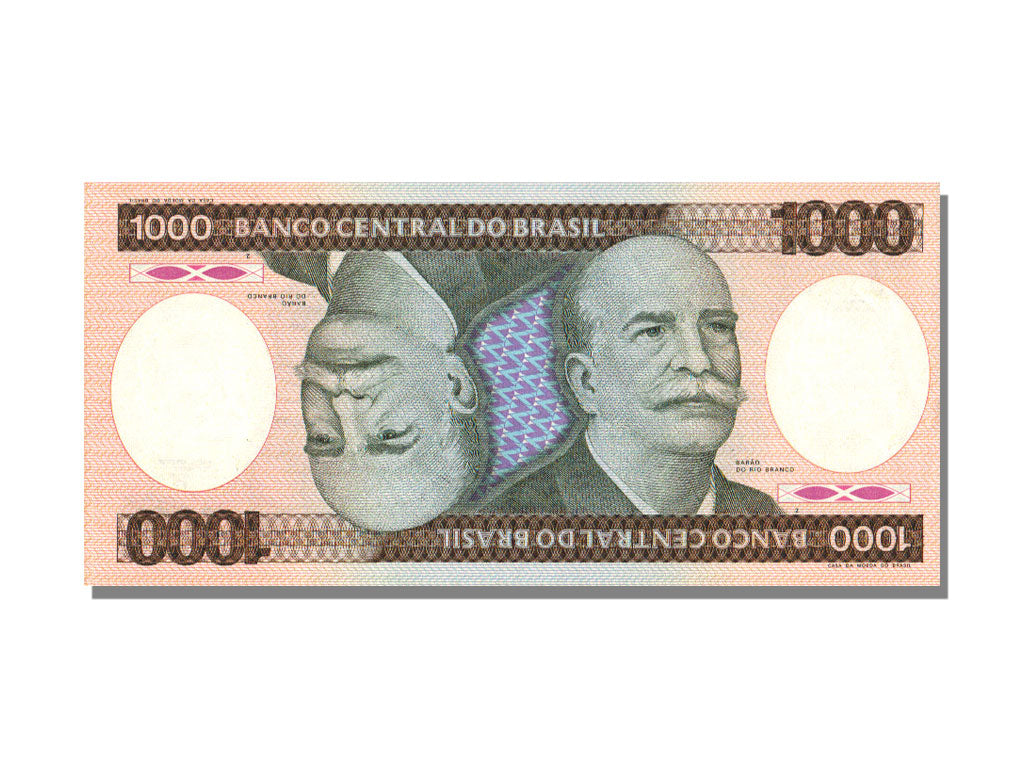 1000 Cruzeiros Type Barao Do Rio Branco