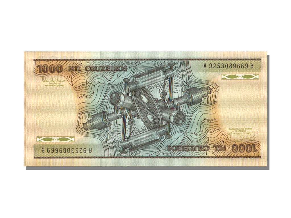 1000 Cruzeiros Type Barao Do Rio Branco