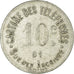 Moneta, Francia, Cantine des Téléphones, Paris, 10 Centimes, BB, Alluminio