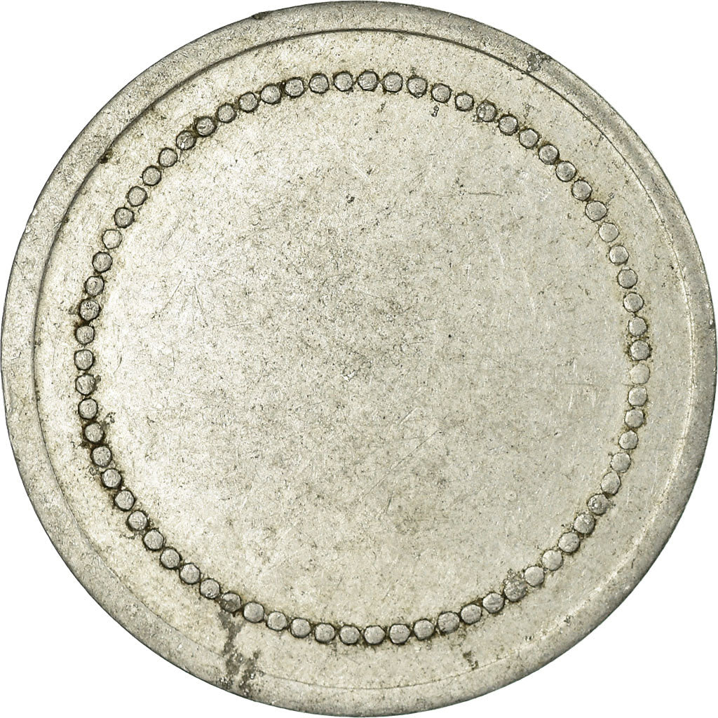 Moneta, Francia, Cantine des Téléphones, Paris, 10 Centimes, BB, Alluminio
