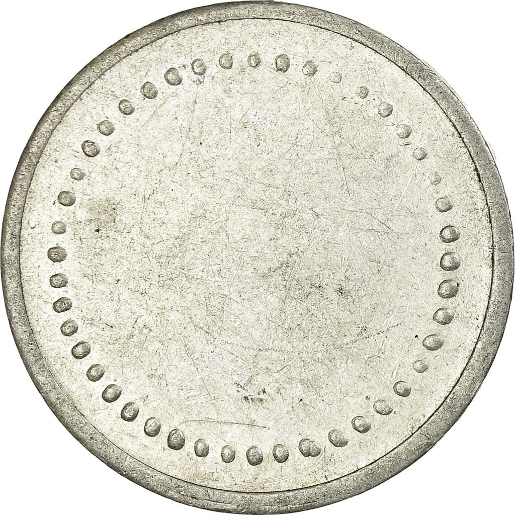 Munten, Frankrijk, Cantine des Téléphones, Paris, 5 Centimes, ZF, Aluminium