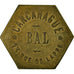France, Jeton, Paris, Carcanague, Bal, 13 rue de Lappe, SUP, Laiton