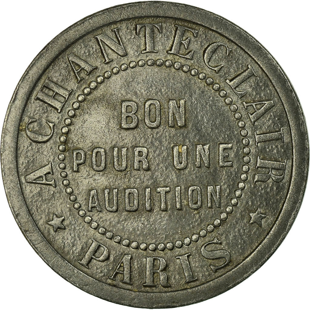 Francia, Token, Paris, A Chanteclair, Bon pour une Audition, BB, Zinco