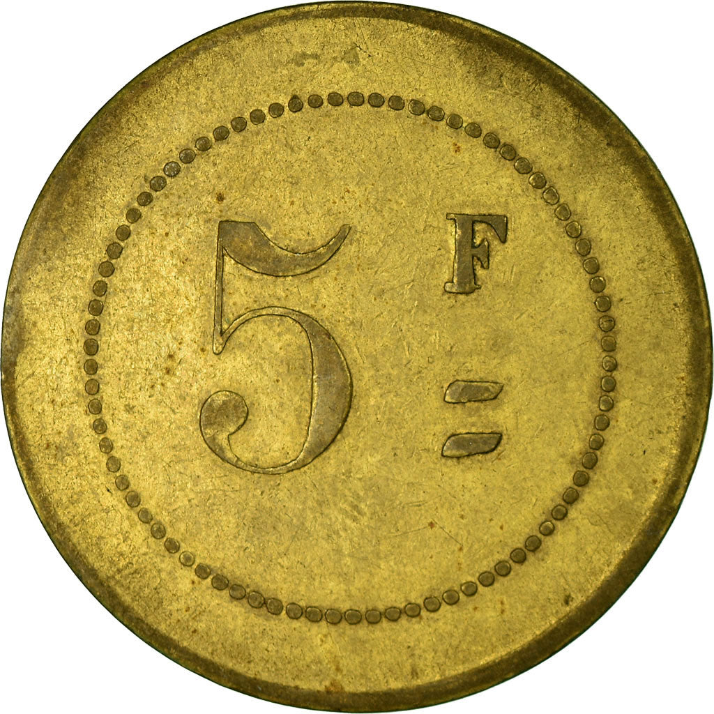 Monnaie, France, Bouillon de la Porte St. Denis, Mon COTTEAU, Paris, 5 Centimes