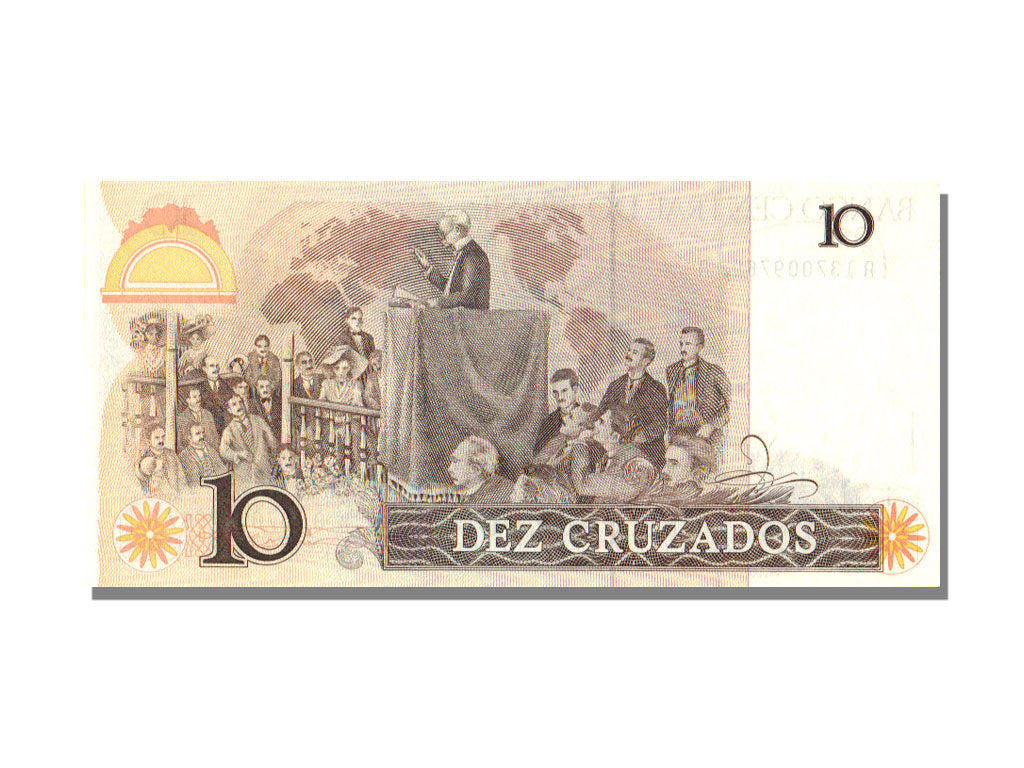 Brazil, 10 Cruzados, KM #209b, UNC(65-70), A