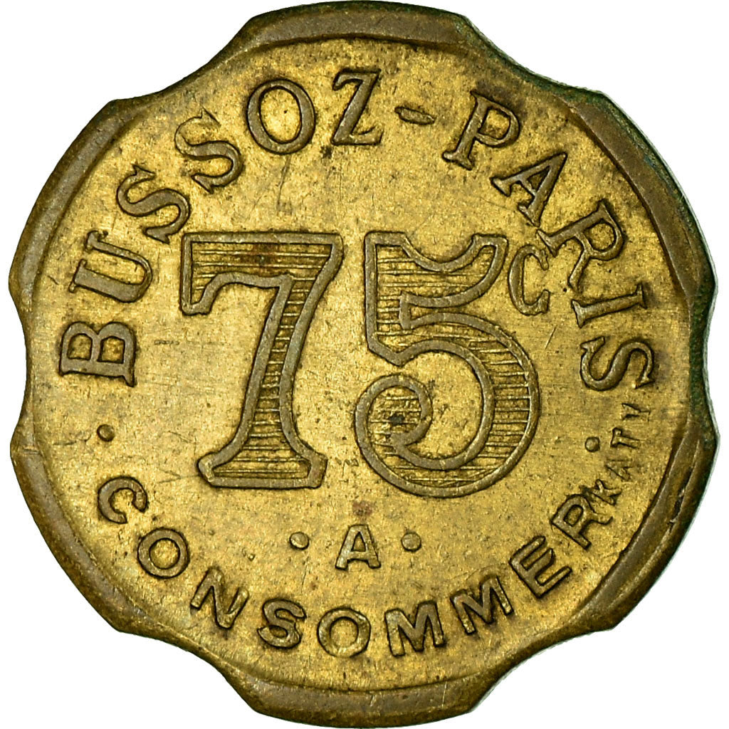 Francia, 75 Centimes, Token 