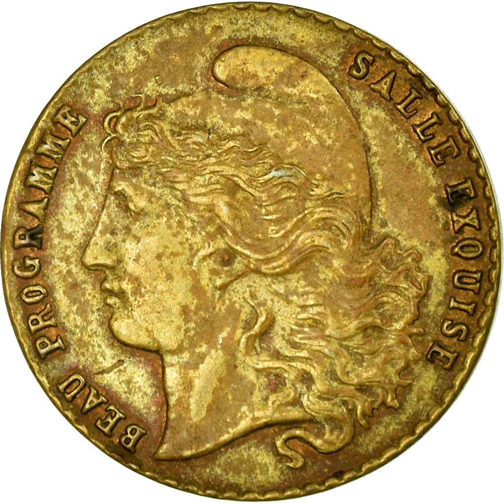 Moneda, Francia, Actualités Cinéphone, Paris, 2.5 Francs, MBC+, Brass covered