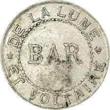 Coin, France, Bar de la Lune et Voltaire, Paris, 10 Centimes, EF(40-45)