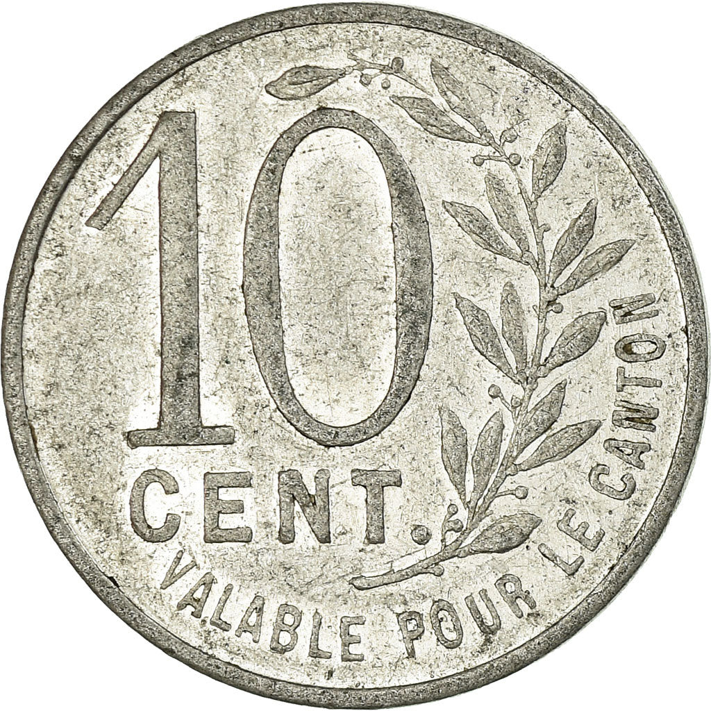 Münze, Frankreich, Union Commerciale, Pacy-sur-Eure, 10 Centimes, 1921-1925