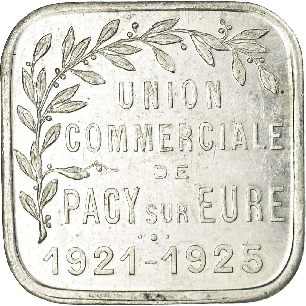 Moneda, Francia, Union Commerciale, Pacy-sur-Eure, 25 Centimes, 1921-1925, EBC