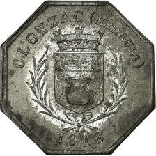 Coin, France, Coopérative de Consommation, Olonzac, 25 Centimes, 1918
