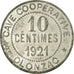 Monnaie, France, Cave Coopérative, Olonzac, 10 Centimes, 1921, TTB, Aluminium