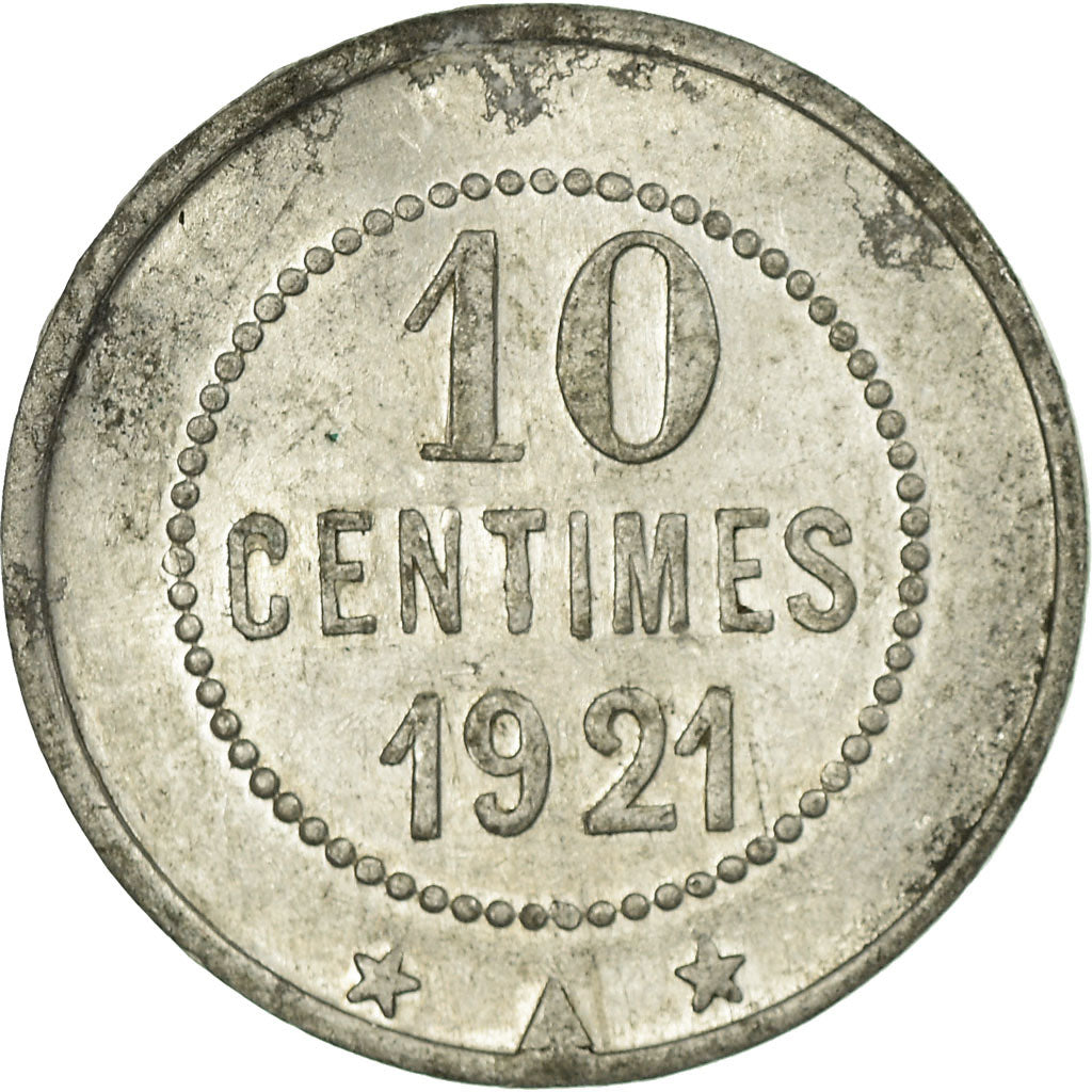 Monnaie, France, Cave Coopérative, Olonzac, 10 Centimes, 1921, TTB, Aluminium