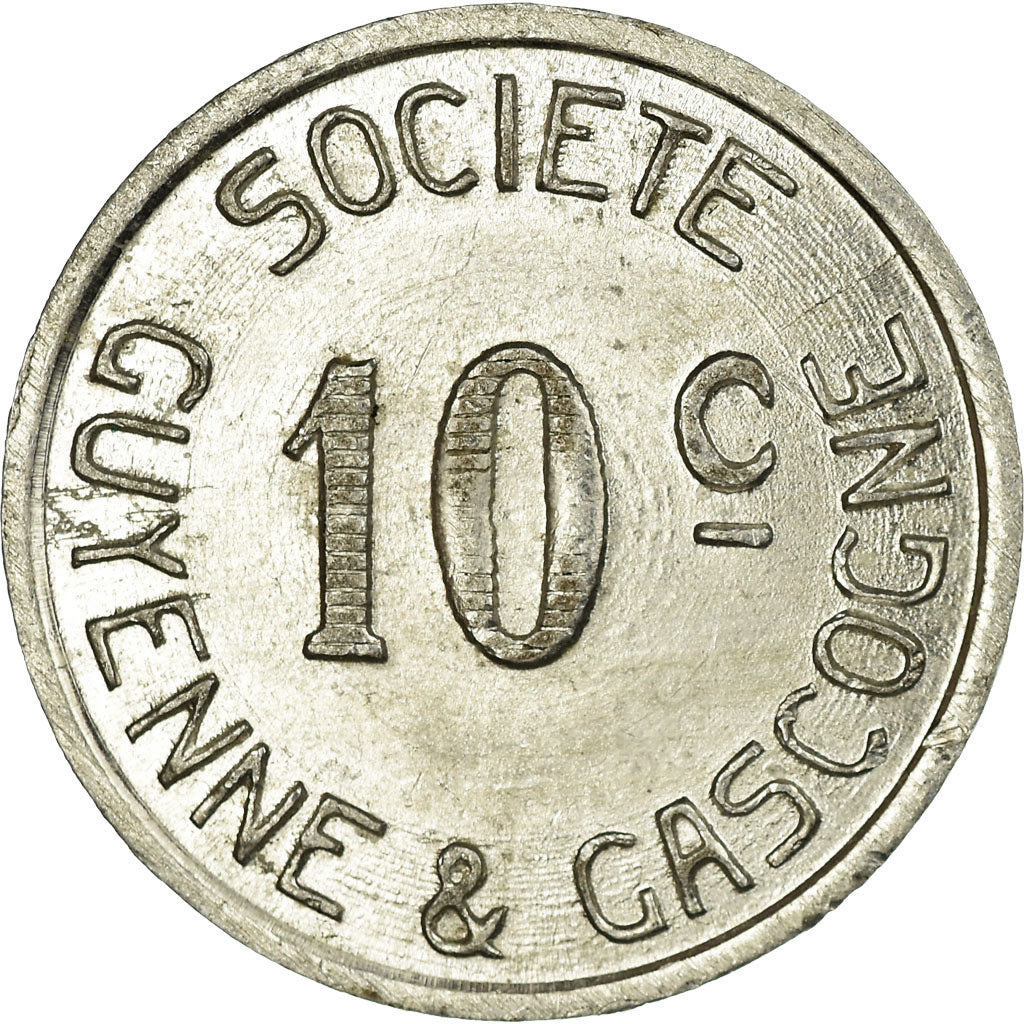 Coin, France, Société Guyenne et Gascogne, Oloron-Sainte-Marie, 10 Centimes