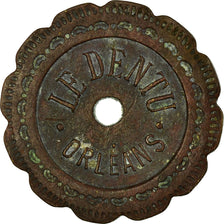 Francia, 30 Centimes, Token "à consommer", LE DENTU, Orléans, MBC, Latón