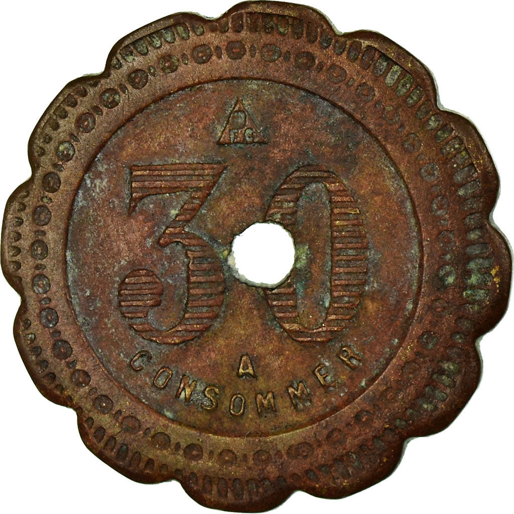 Francia, 30 Centimes, Token 