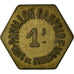Monnaie, France, Pavillon Dauphiné, Bois de boulogne, Paris, 1 Franc, TTB