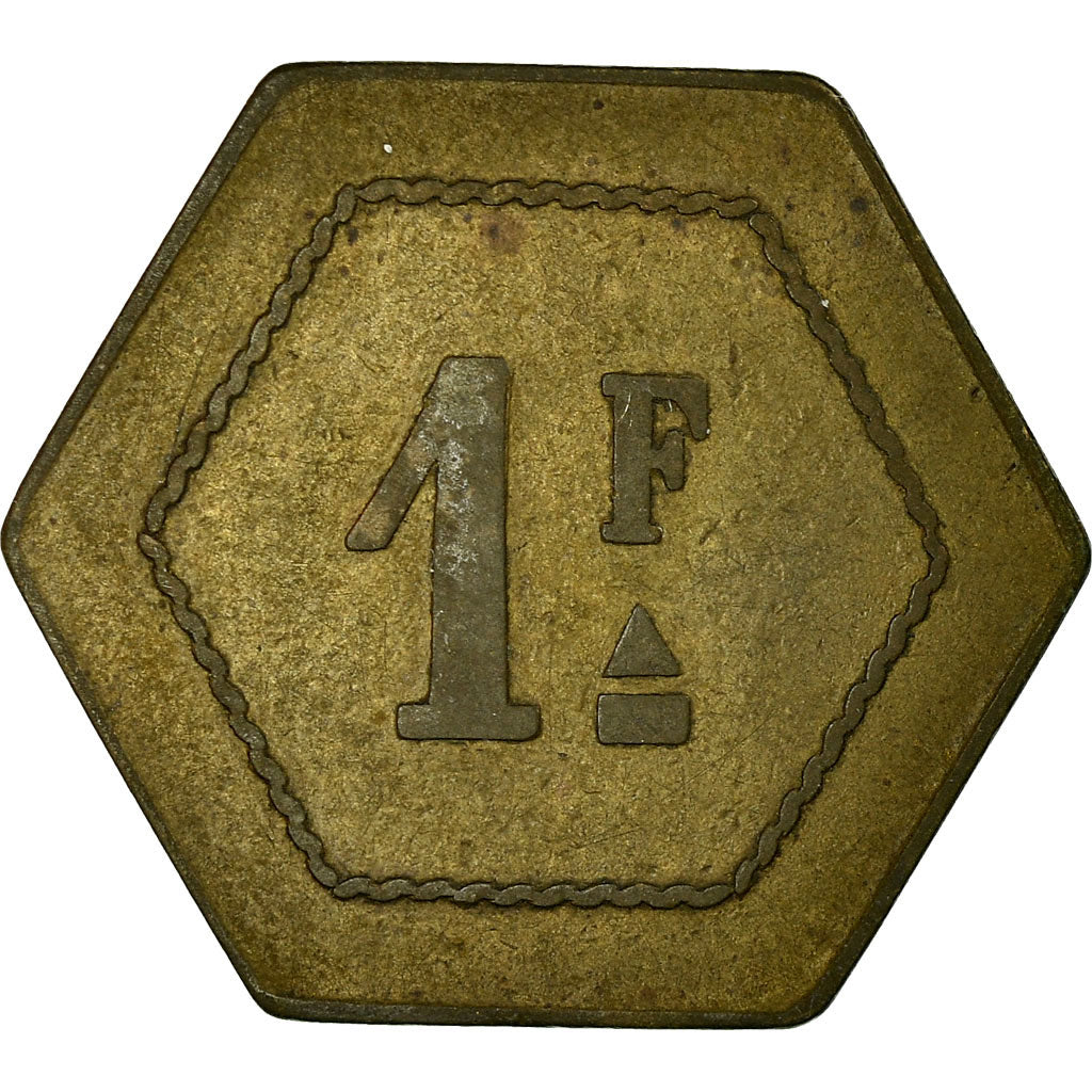 Monnaie, France, Pavillon Dauphiné, Bois de boulogne, Paris, 1 Franc, TTB