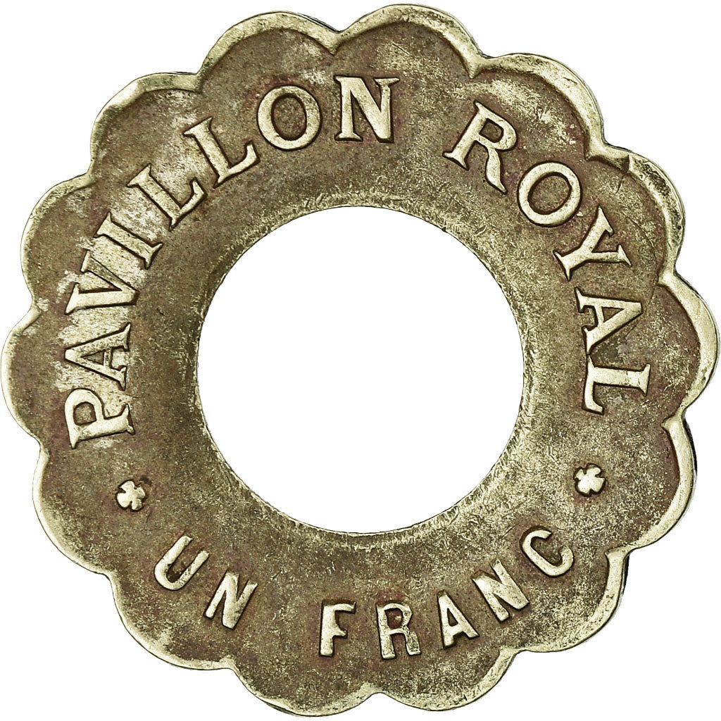 Moneta, Francia, Pavillon Royal, Paris, 1 Franc, BB, Nickel plated brass
