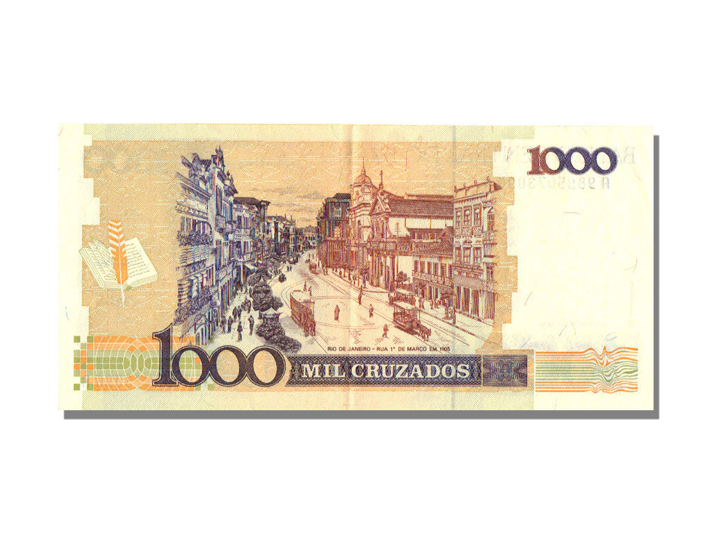 Brazil, 1000 Cruzados, KM #213b, UNC(63), A