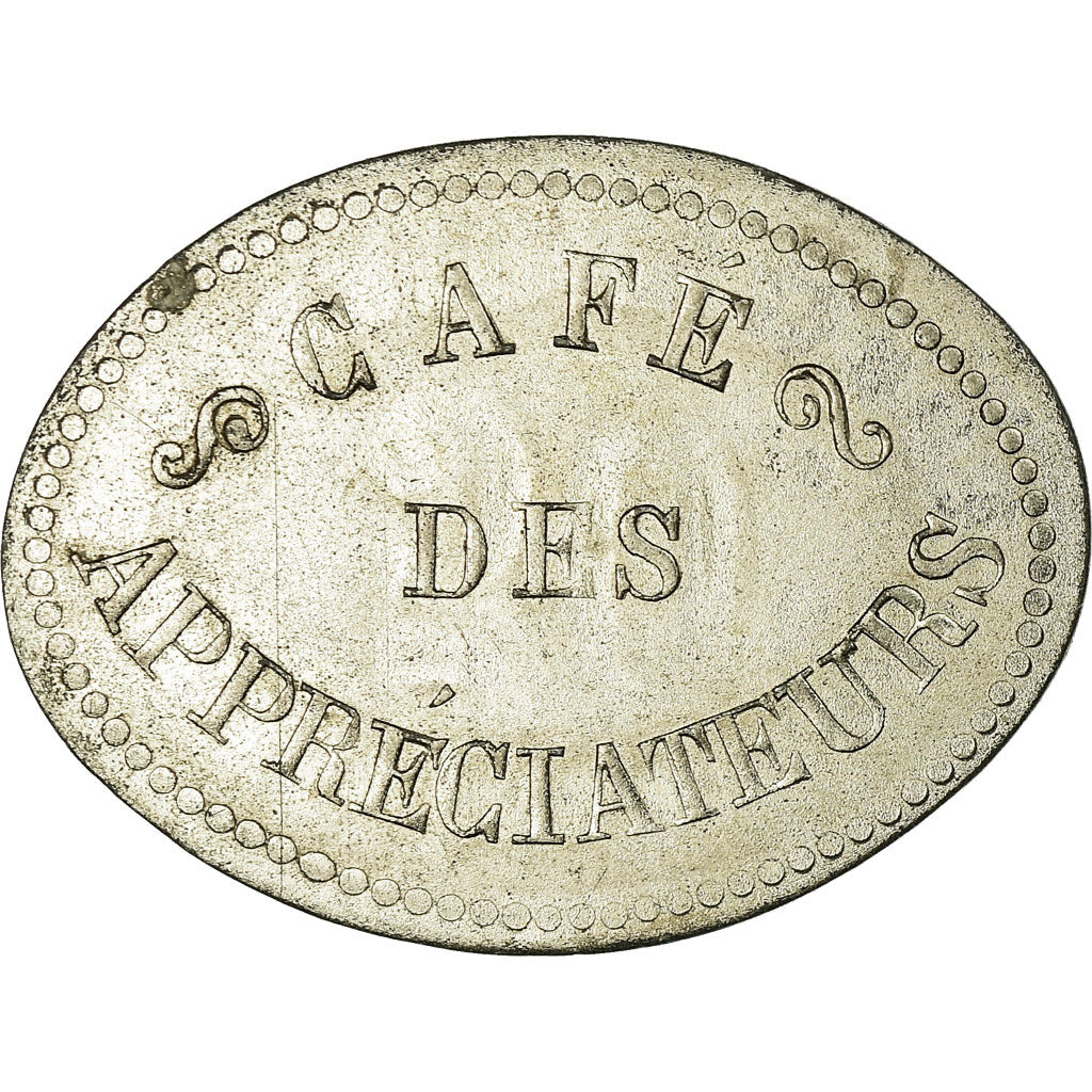 Moeda, França, Pellerin & Chapron, Approv. des Marchés, Paris, 50 Centimes