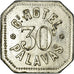 Munten, Frankrijk, Grand Hôtel, Palavas-les-Flots, 30 Centimes, ZF+, Nickel