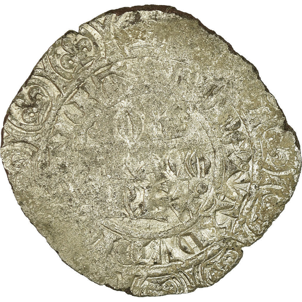Coin, France, Jean II le Bon, Gros à l’étoile, 1360, VF(20-25), Billon