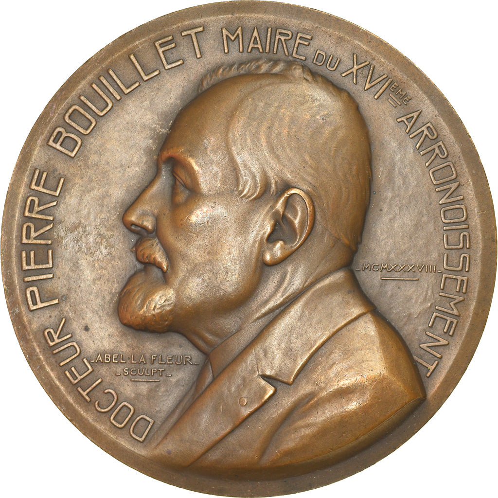 Francia, medalla, Docteur Pierre Bouillet, Maire du XVIème Arrondissement