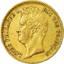 Coin, France, Louis-Philippe, 20 Francs, 1831, Rouen, VF(30-35), Gold, KM:746.2