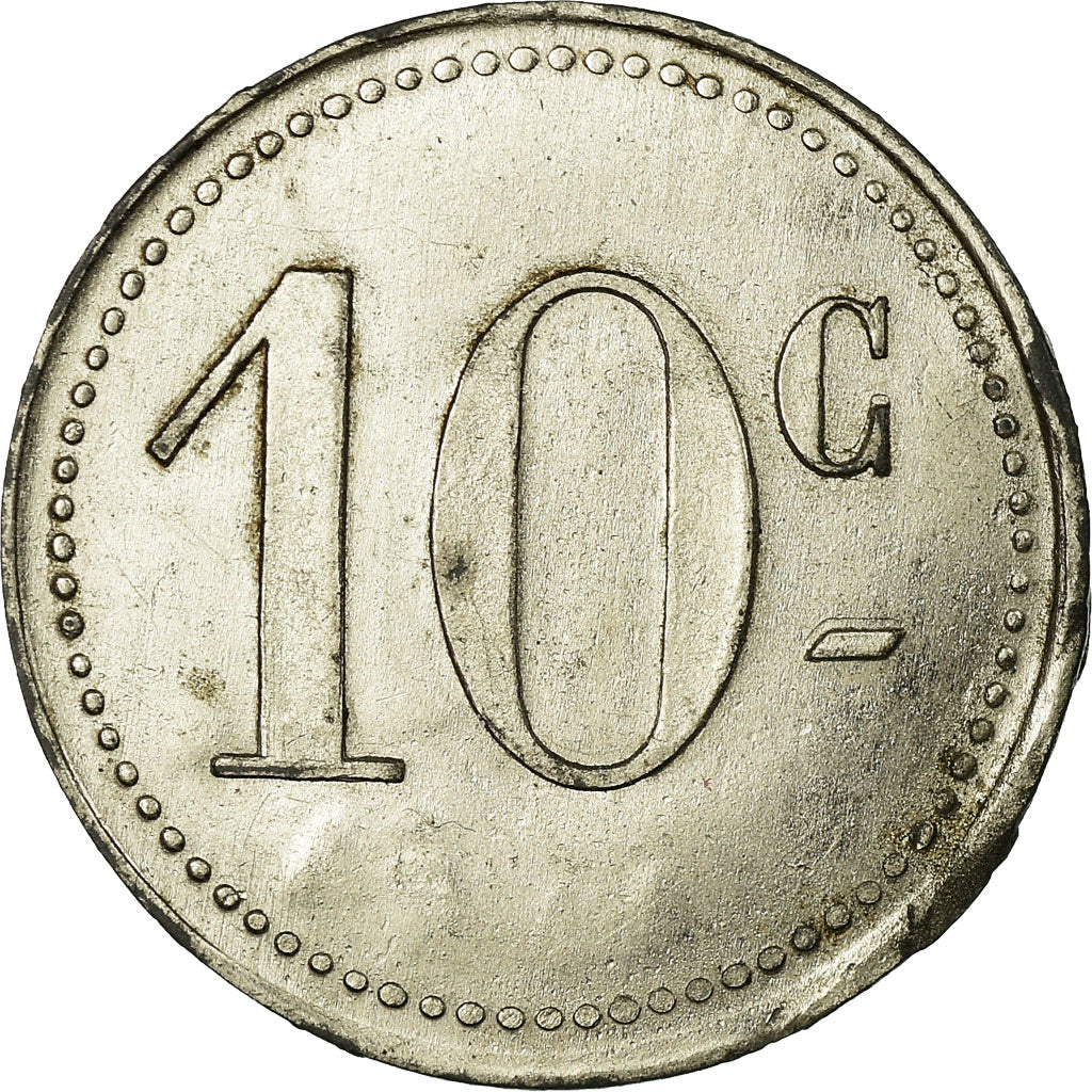 Coin, France, Grand Café PONTIE, Albi, 10 Centimes, AU(50-53), Nickel plated