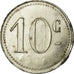 Coin, France, Grand Café PONTIE, Albi, 10 Centimes, AU(50-53), Nickel plated